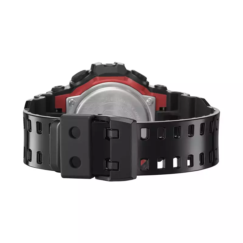 Jam Tangan Pria Casio G-Shock GA-700RGB-1ADR Virtual Rainbow Digital Analog Dial Black Resin Band