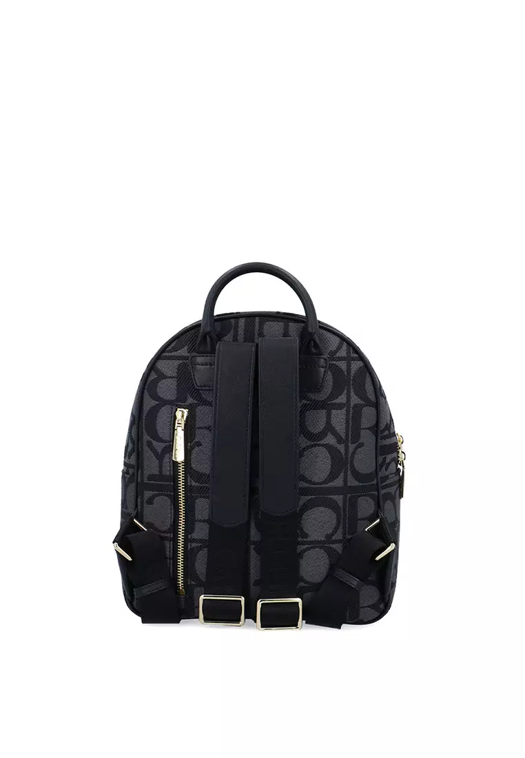 Carlo GEO Jacquard Backpack - Black