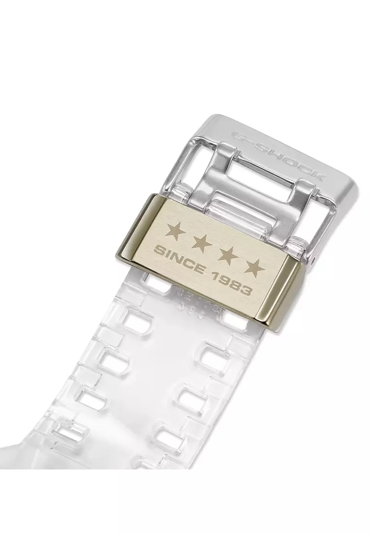 Jam Tangan Analog Digital Pria G-Shock 40th Anniversary Clear Remix GA-114RX-7A Resin Band