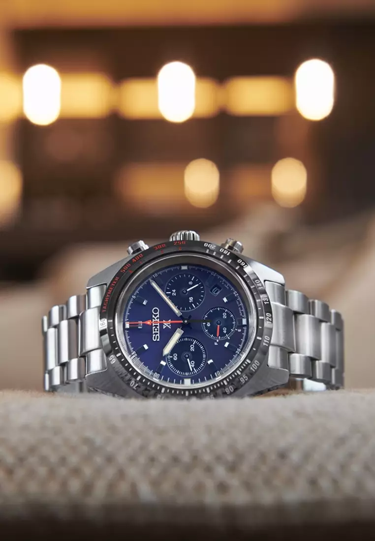 Seiko Prospex Speedtimer Series Solar Chronograph Watch SSC815P1