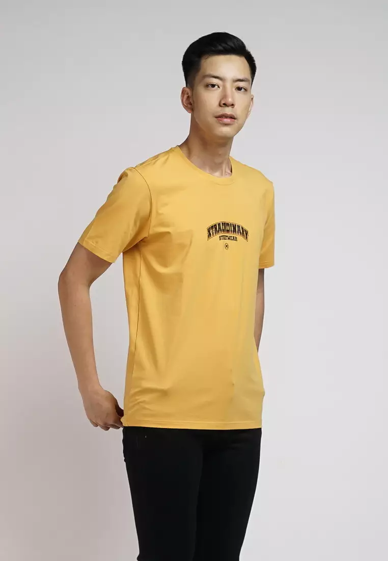 XTRAORDINARY T-Shirt Cotton Spandex Pria 48092