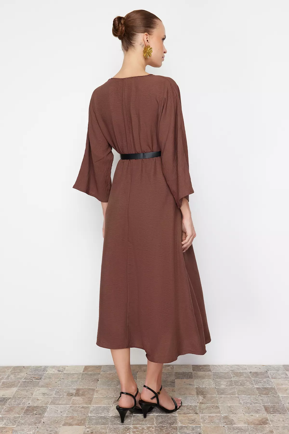 Belted Midi Dress