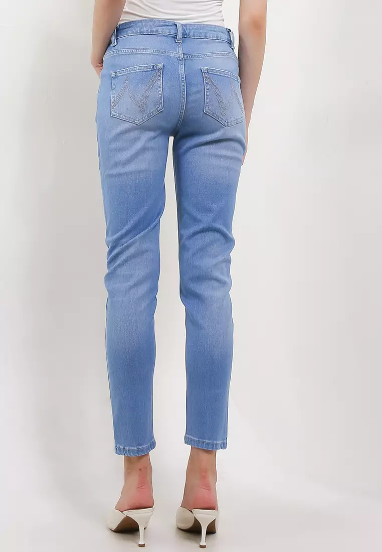 Ortensa Slim Fit Denim Pants