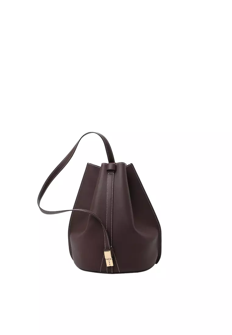 ORUKAMI Flat Hook Convertible Bucket Tote - Cacao