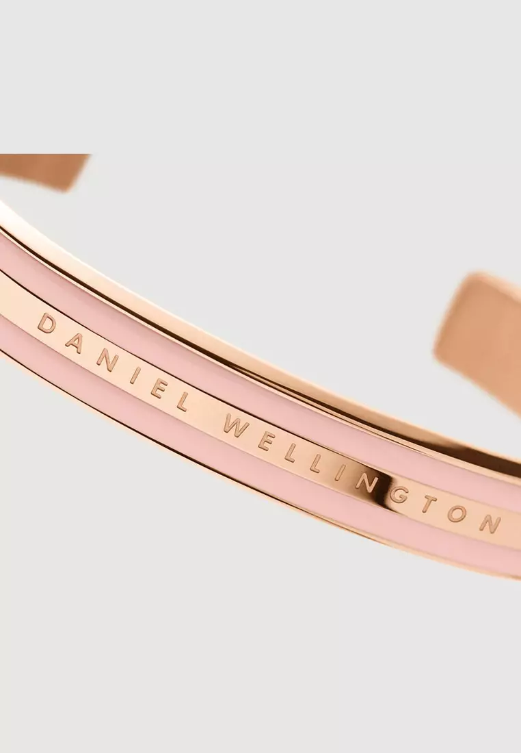 Daniel Wellington Emalie Bracciale Bracciale Medio In Acciaio 316L E Smalto Rosa Oro
