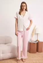 Ecru/Pink