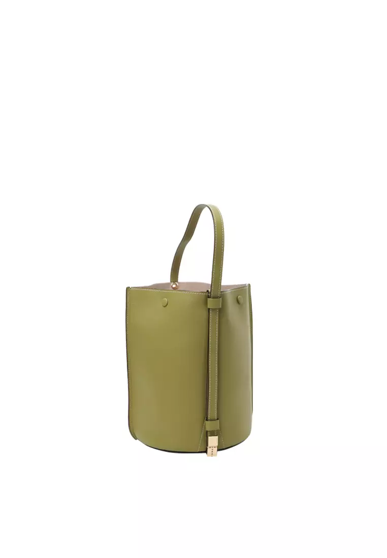 ORUKAMI Flat Hook Convertible Bucket Tote - Olive