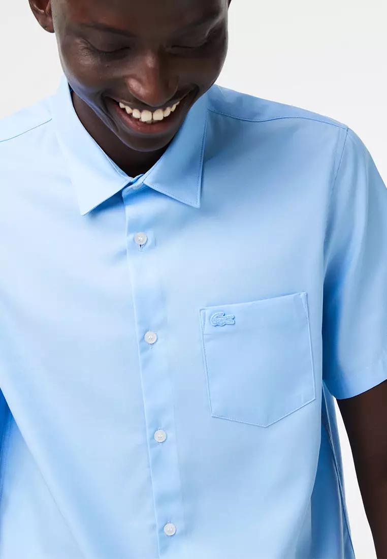 Men's Regular Fit Solid Cotton Shirt