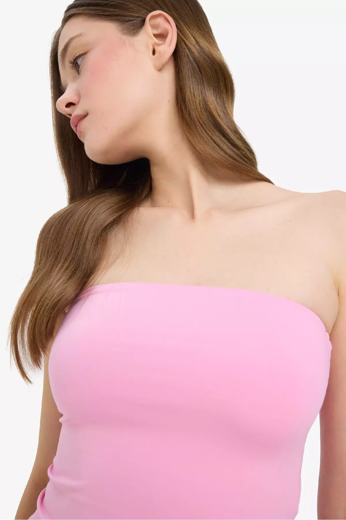Cool Fitted Strapless Blouse F5162Ax25Sm