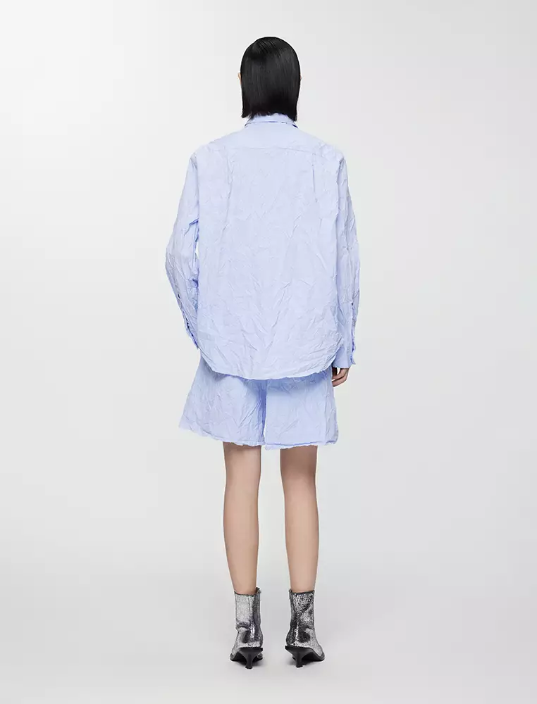 Pleated Loose Fit Shorts