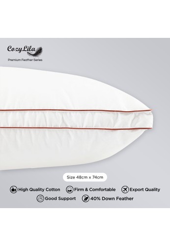 Jual Cozylila Bantal Bulu Angsa 40 Down Classic Original Zalora Indonesia