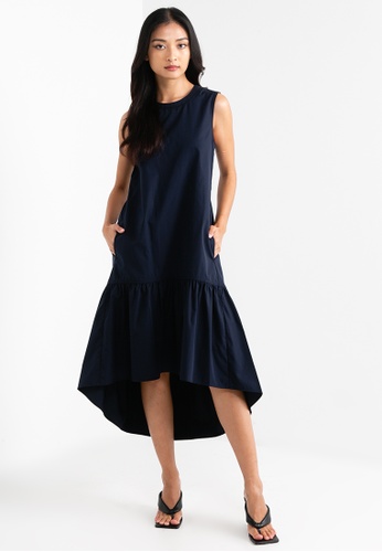 Buy ck Calvin Klein Cotton Poplin Dress 2023 Online | ZALORA Singapore