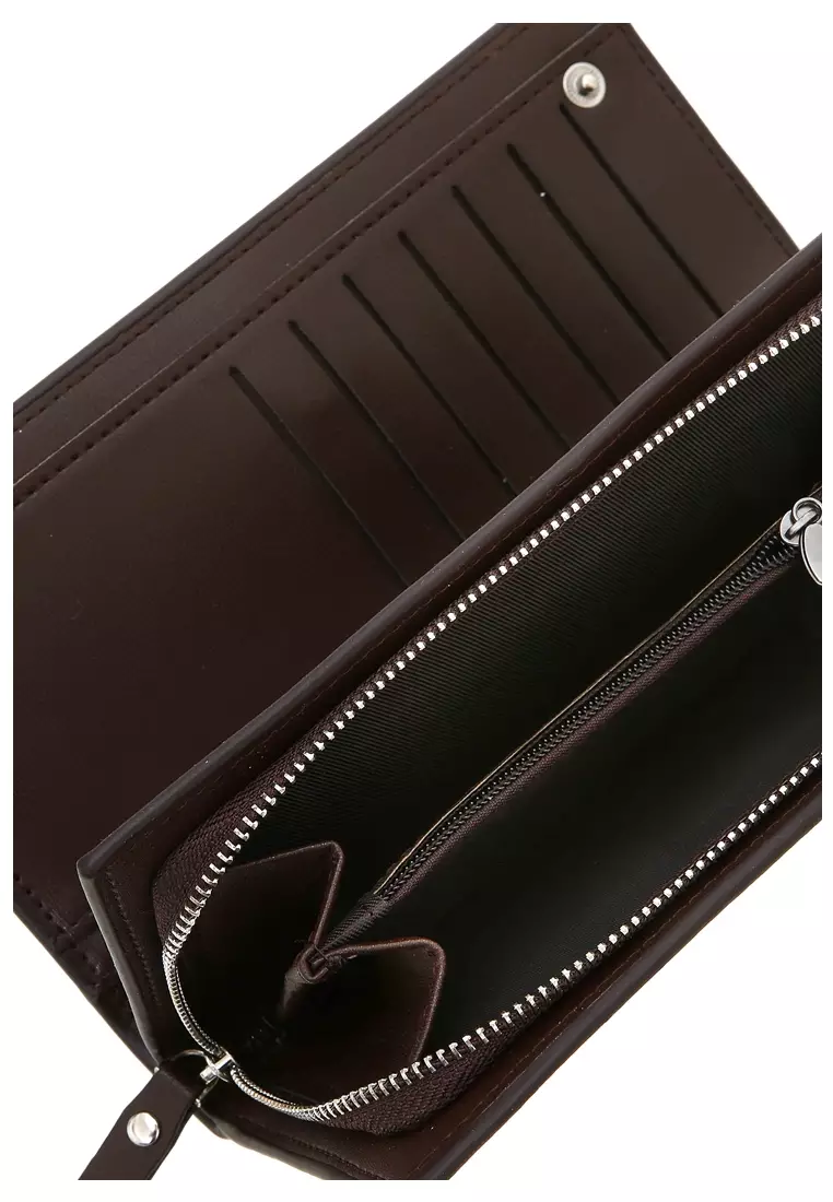 Dompet Pria Fashion Wallet Model Panjang Many Slot Material PU Leather ORIGINAL