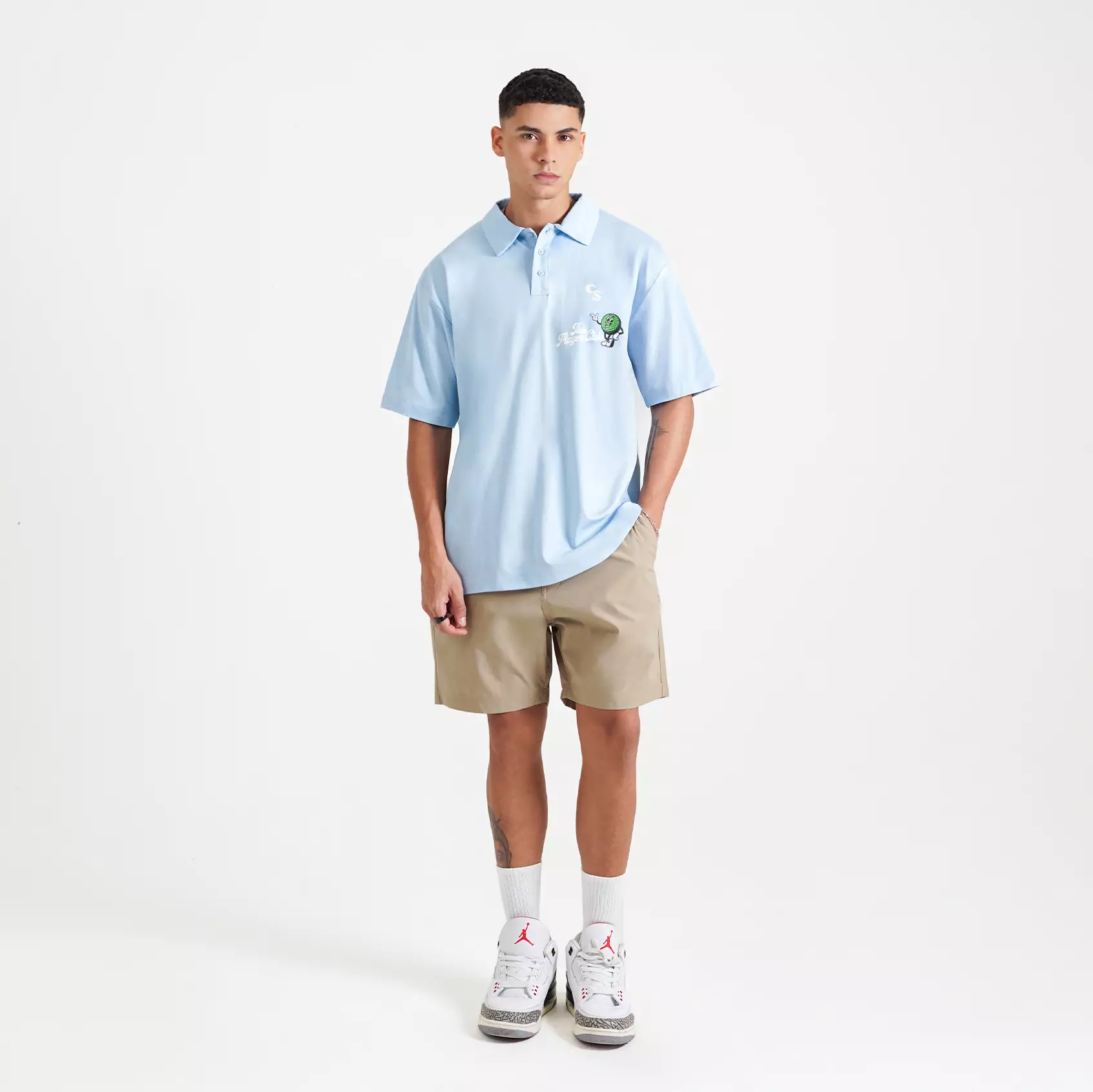 CELCIUS Polo Shirt LIN001337C Baby Blue
