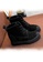 Twenty Eight Shoes black Leather Hidden Heel Platform Mid Boots VB991 5E3C6SHD5D458FGS_4