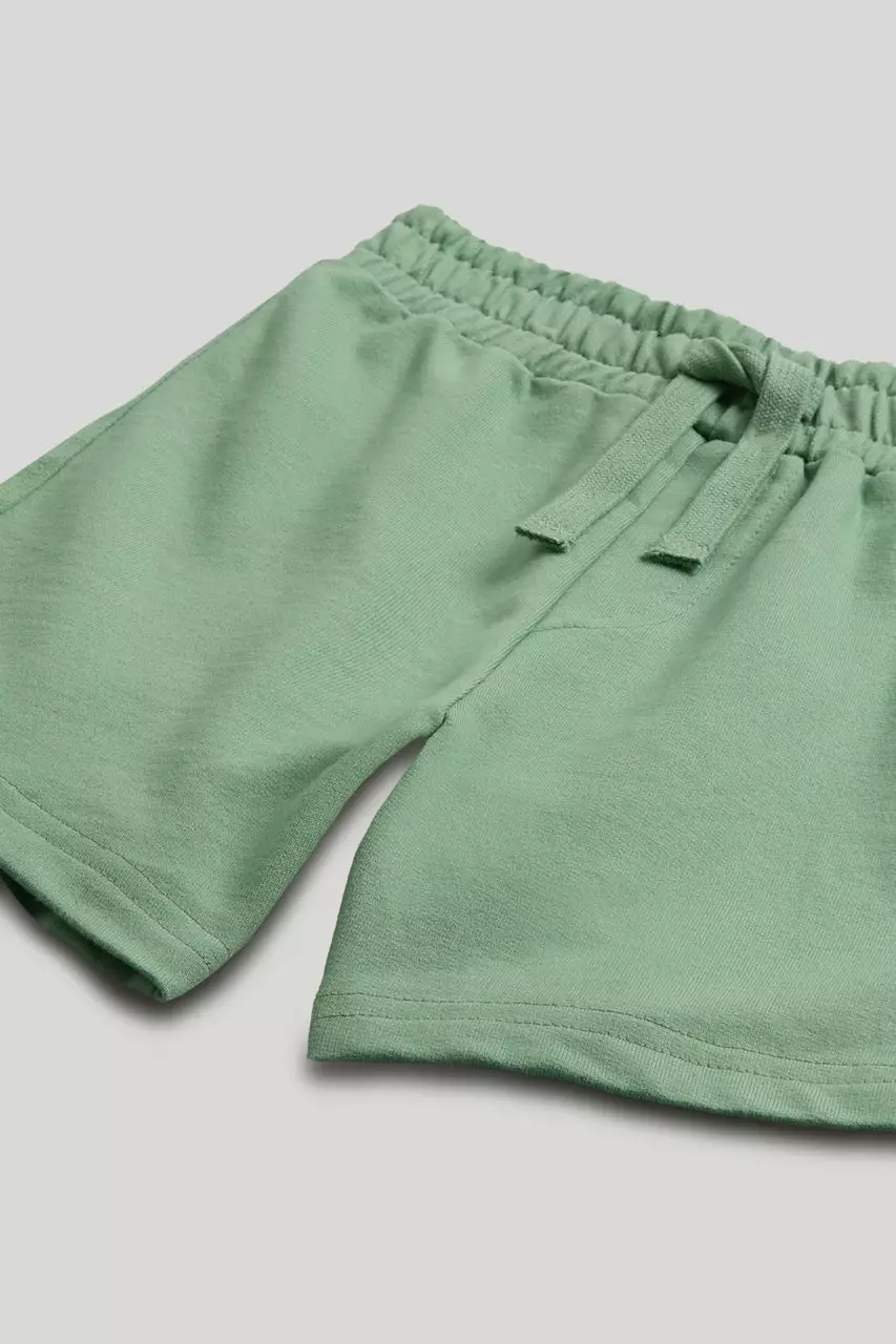 Mothercare Green Crocodile Shorts and T-Shirt Outfit - Set Baju Bayi Laki-laki (Hijau)