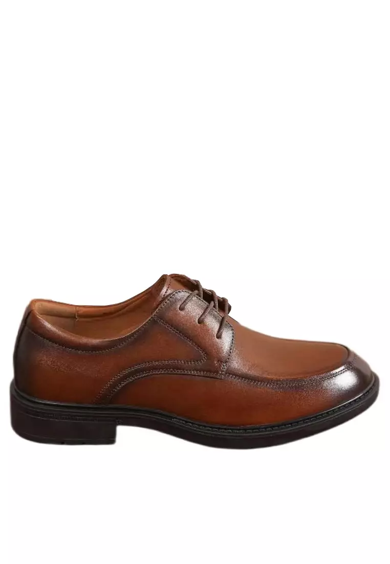 Discount on Twenty Eight Shoes  shoes - SKU: Business Grain Leather Derby Shoes Mk8001-1