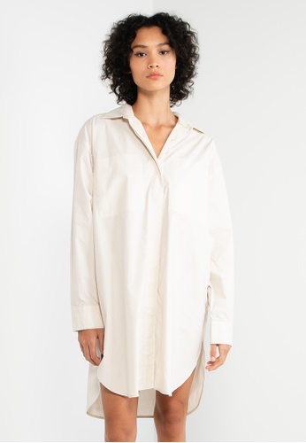 Calvin Klein beige Long Shirt - Calvin Klein Jeans Apparel 3C9FEAA65519FDGS_1