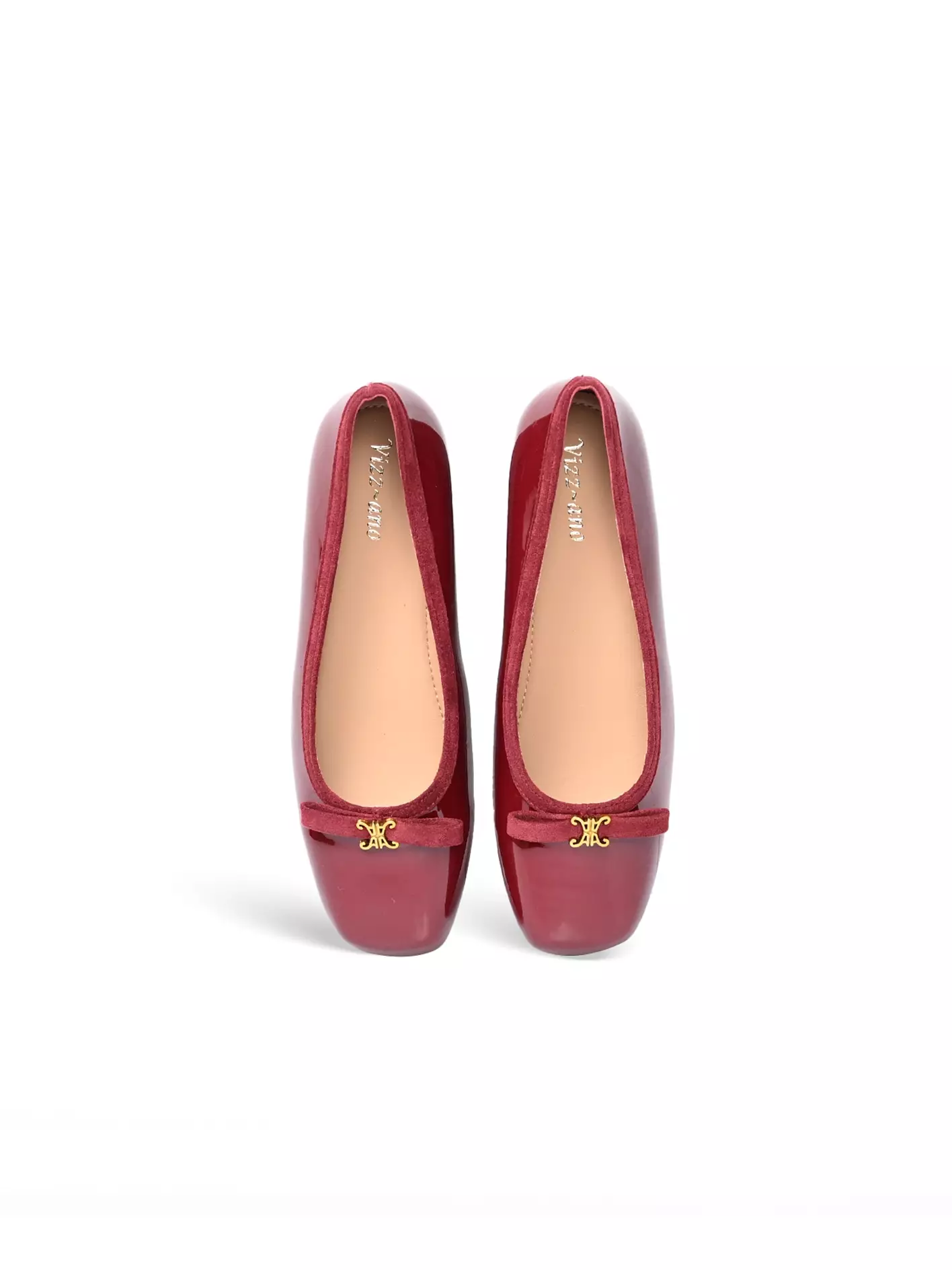 Vizzano Shoes Sepatu Flatshoes Glossy Wanita Design Regina