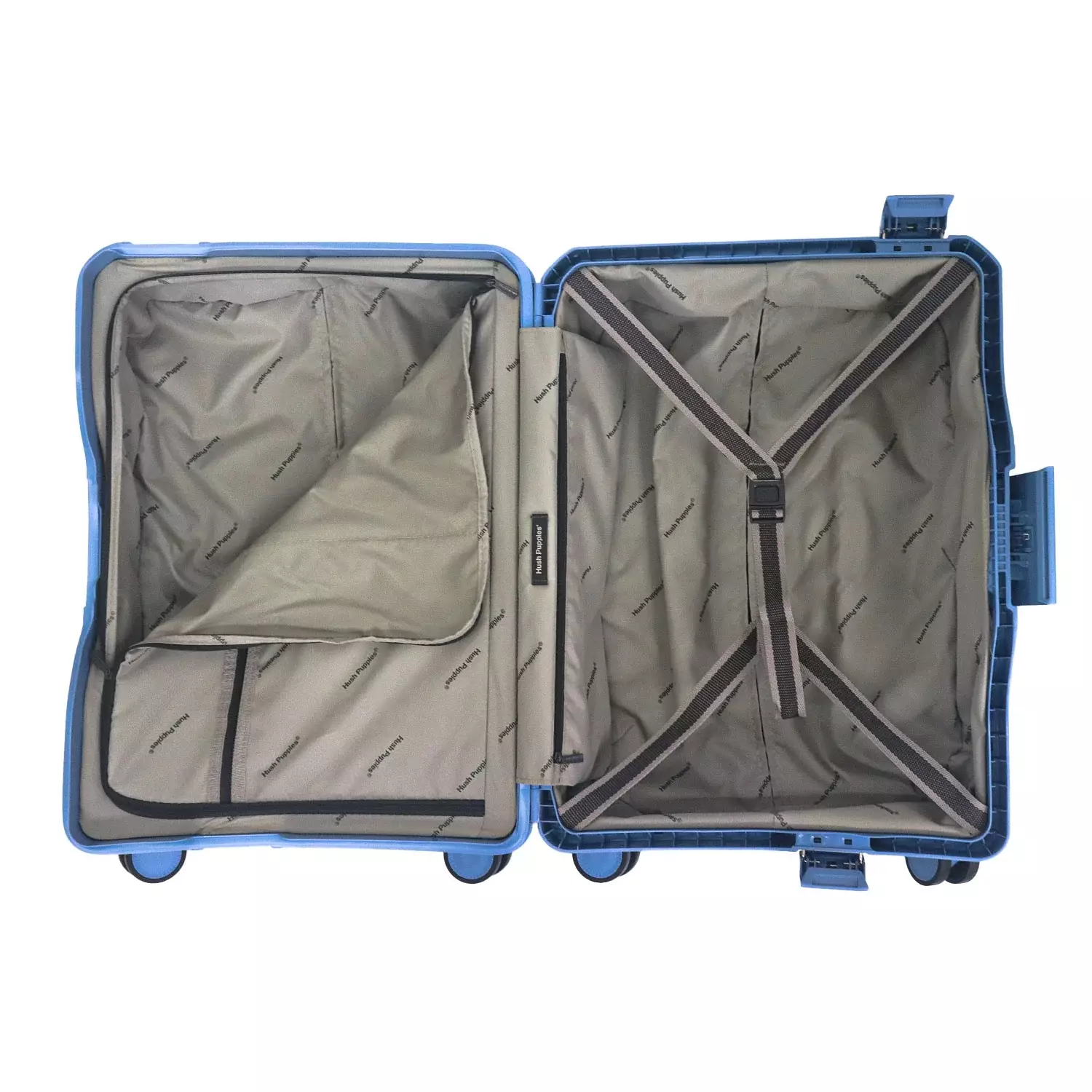 HUSH PUPPIES LUGGAGE HARDCASE ORIGINAL LARGE 69-4037-LIGHT BLUE