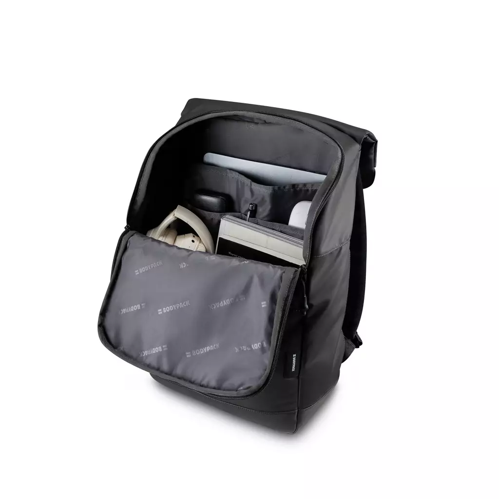 Modest 1.3 Laptop Backpack 15-Inch Tas Ransel Kerja Kuliah Sekolah Durable Tahan Air 20 L - Hitam