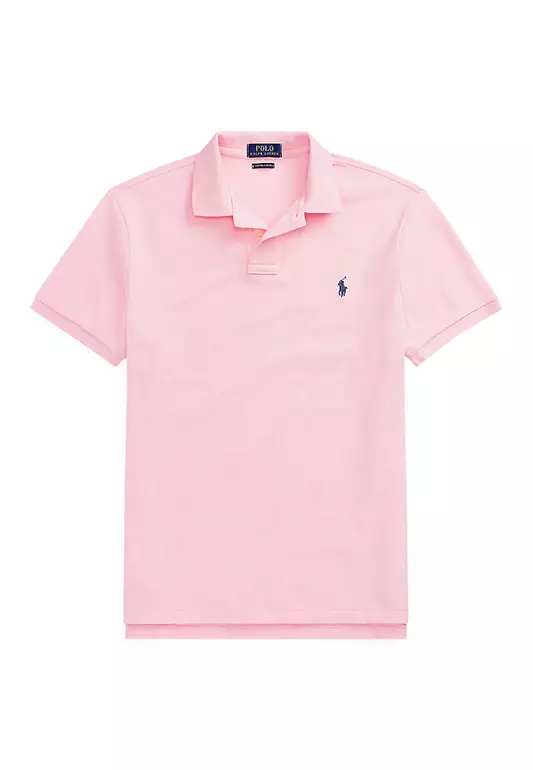 Slim Fit Mesh Polo Shirt