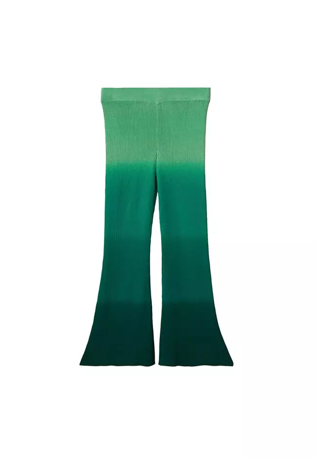 Degraded Knit Trousers