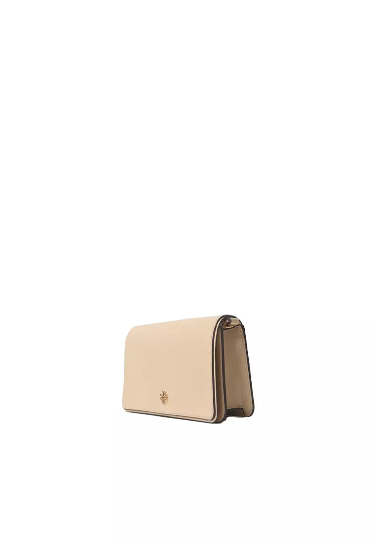 Tory Burch Emerson Canvas Strap Crossbody Bag In Soft Serve 167905
