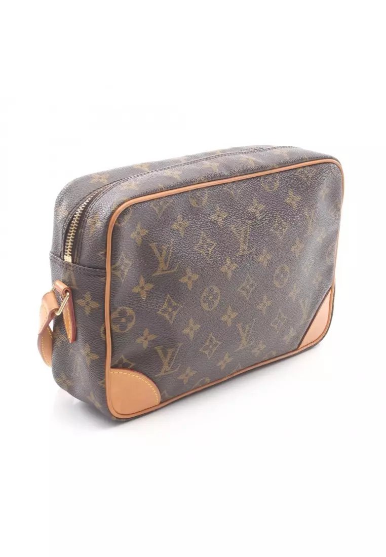 Pre-Loved Louis Vuitton Trocadero 27 monogram Shoulder bag PVC leather Brown
