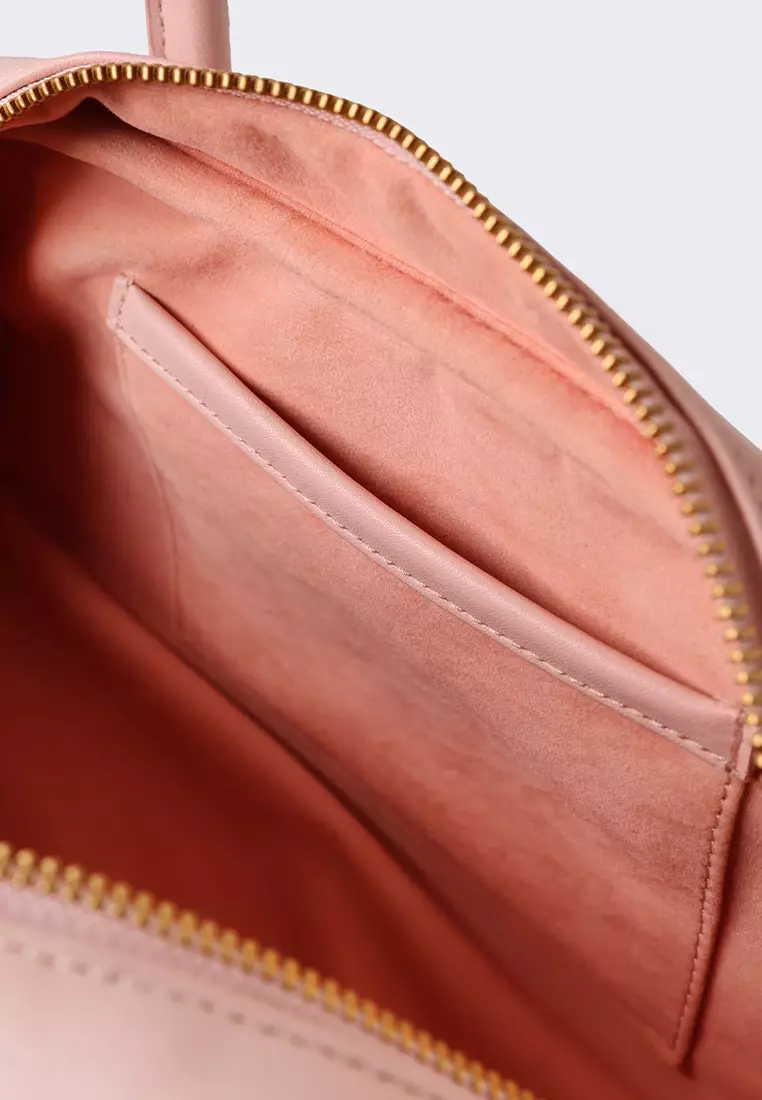 Ria Miranda Dusty Pink Sella Quilted Bag