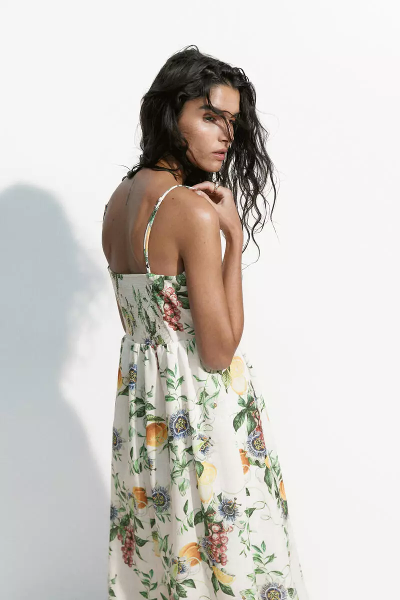Strappy midi dress