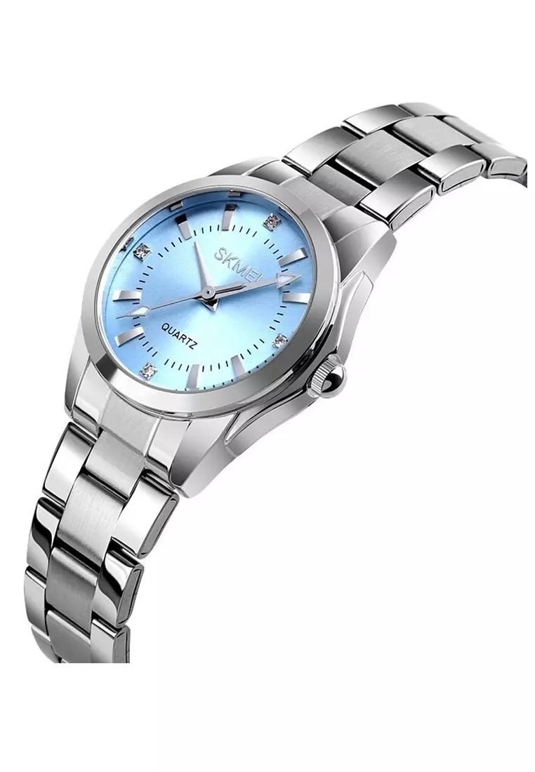 Jam Tangan Analog Wanita Water Resistant 30m Strap Tali Material Stainless Steel LE47 ORIGINAL