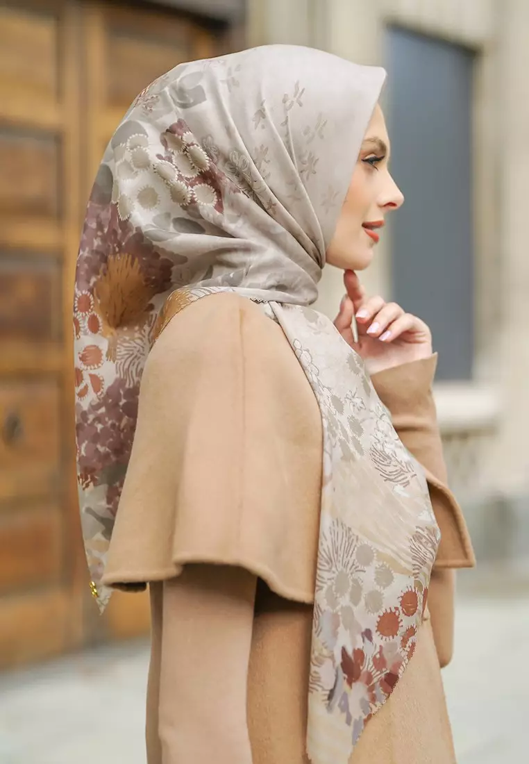 Buy Buttonscarves Kimmonia Voile Square Cashmere Online ZALORA