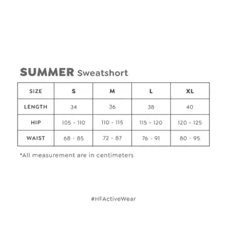 HAPPYFIT Sweat Short Summer - Sky Blue