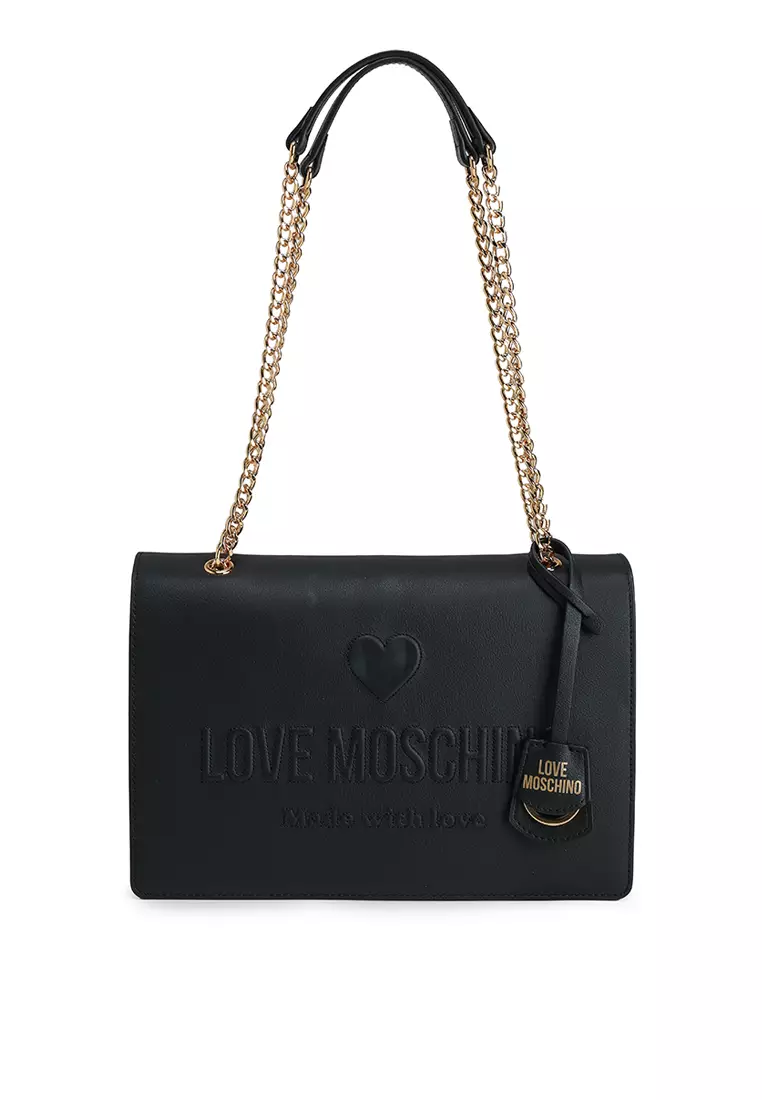 Zalora Love Moschino Embossed Bag Hobo Bag A Spalla LOVE MOSCHINO