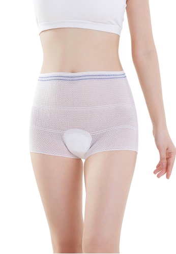 Shapee white Postpartum Mesh Panties (5 pcs) DCB8AUSB107EBDGS_1