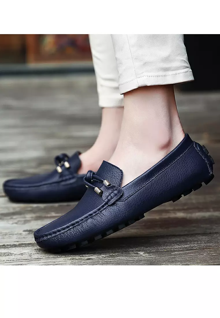 Leather Knot Loafers & Boat Shoes YY9088