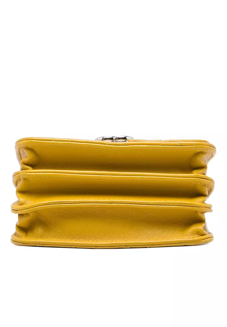 Pre-Loved Chanel Mini Lambskin Paris Le19m Charming Top Handle Flap
