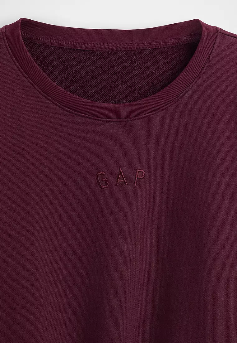 Crop Crew Neck Sweatshirt