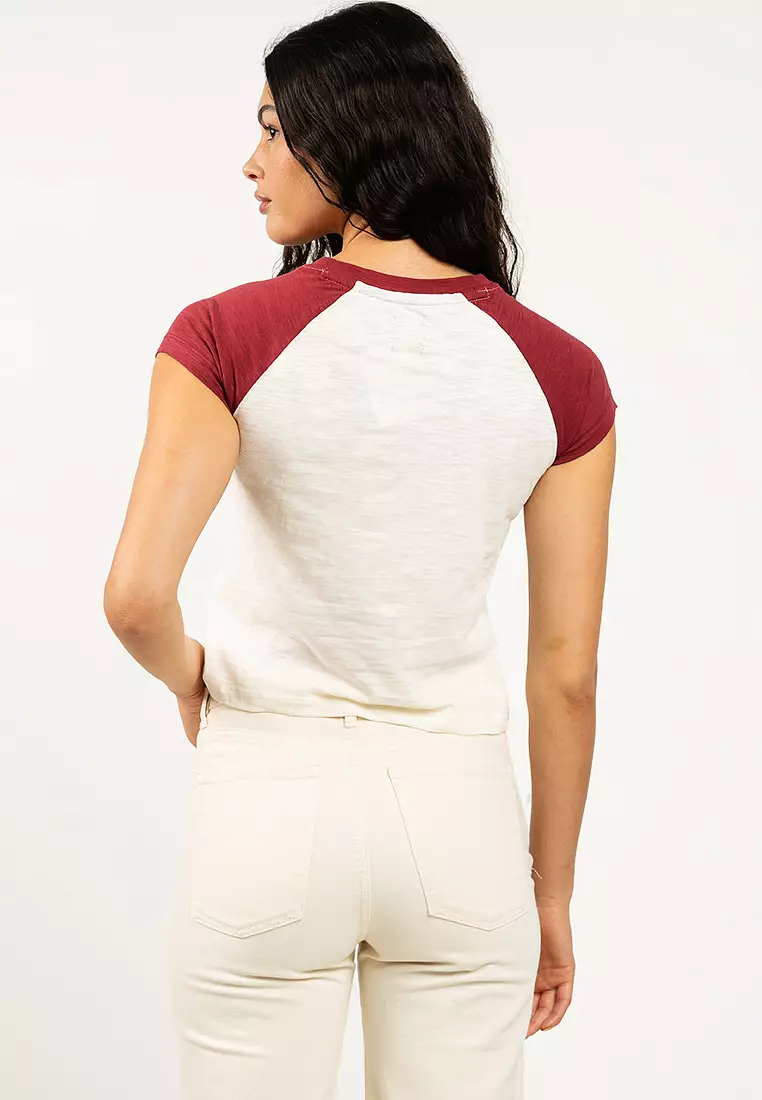 Essential Logo Raglan Slub Tee