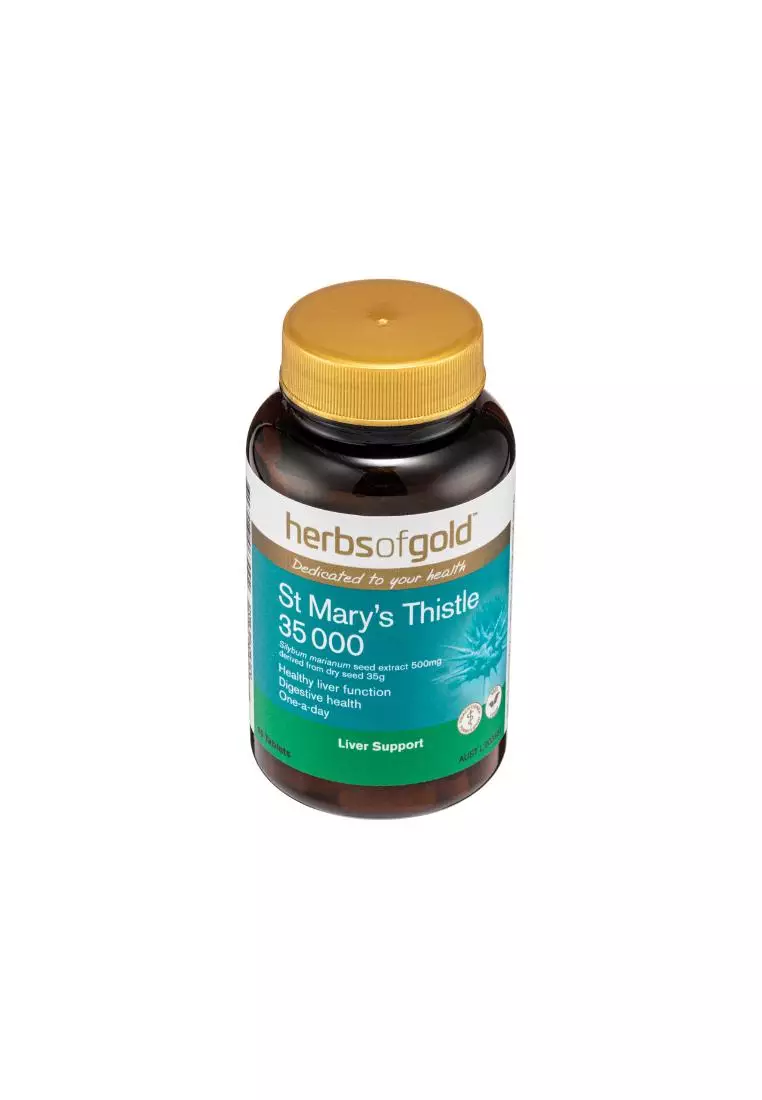 Herbs Of Gold St Mary'S Thistle 35000Mg  60Tab