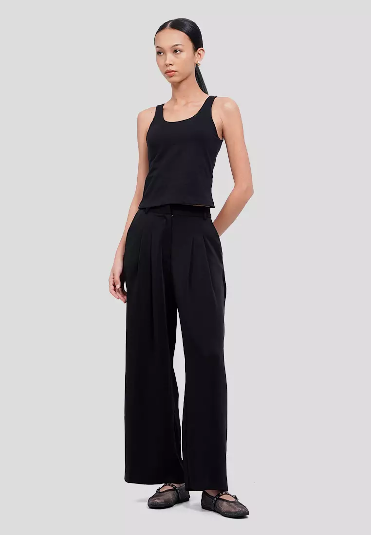 Fitted Tank Top with Bra Pads