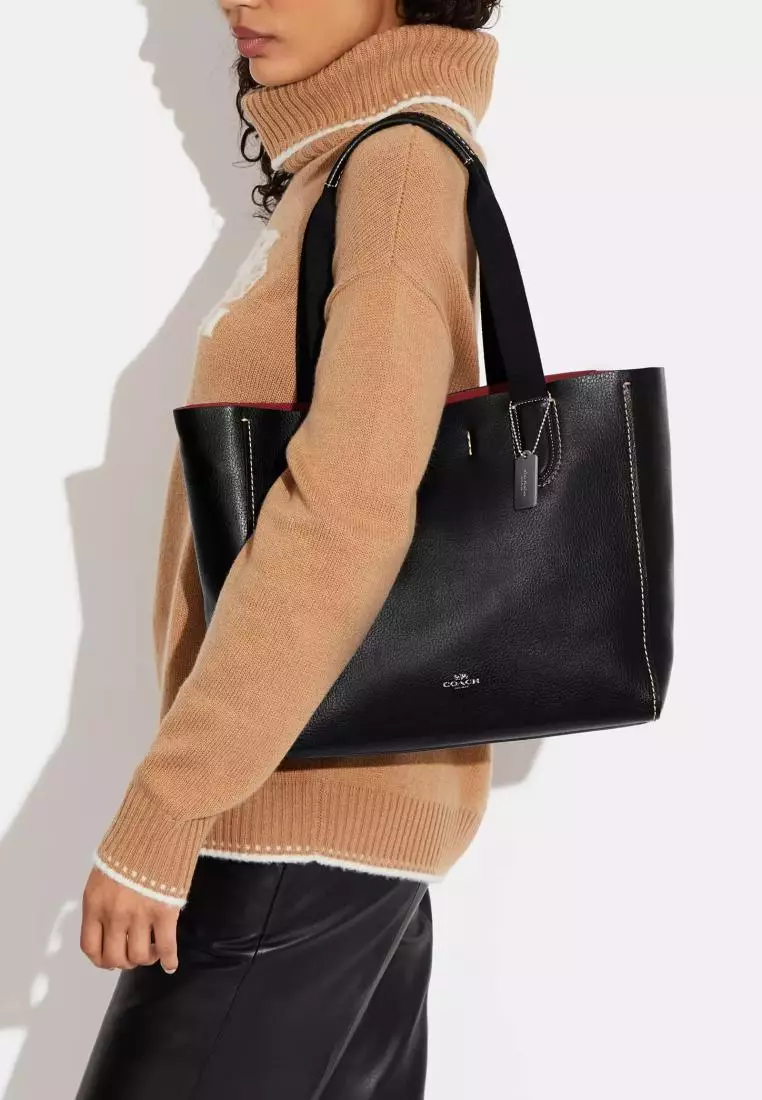 Coach derby shop tote rose gold