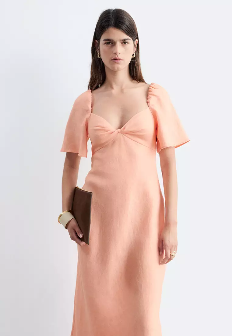 Linen Midi Dress