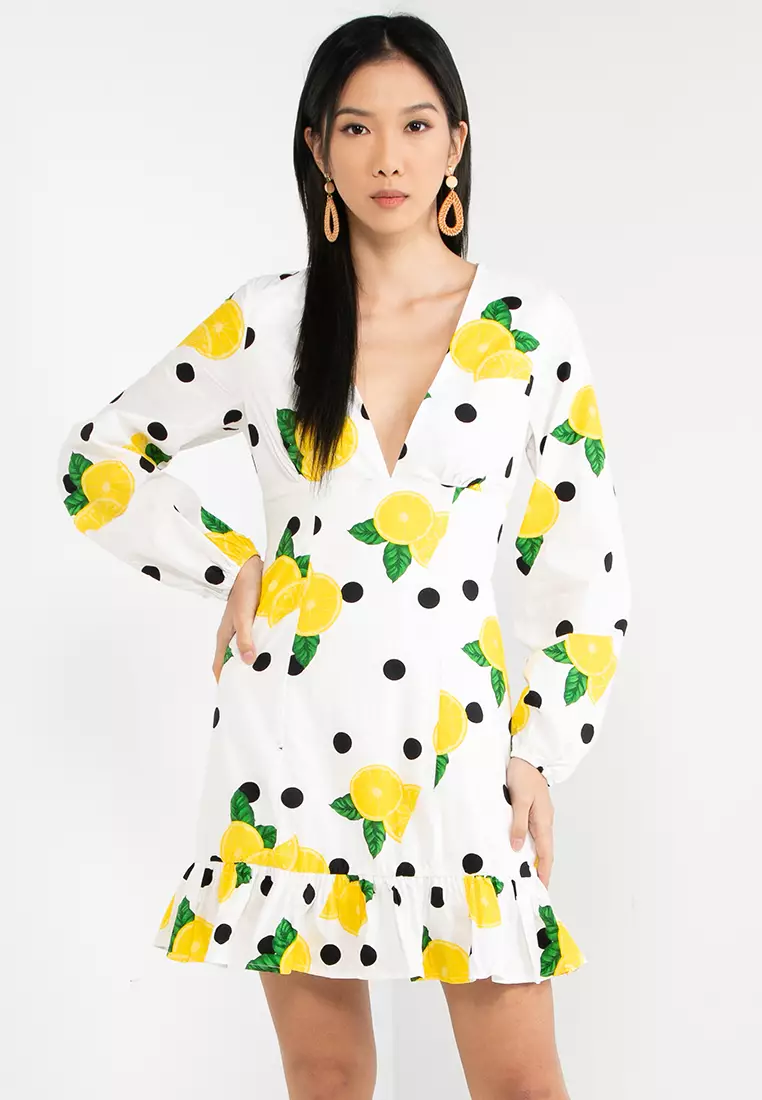 Never Fully Dressed Lemon Cha Cha Mini Dress 2024 Buy Never