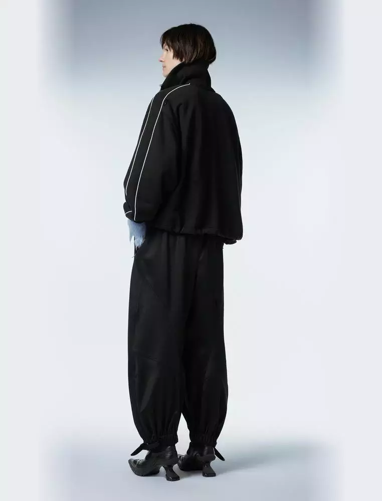 Relaxed Fit Wool Casual Trousers