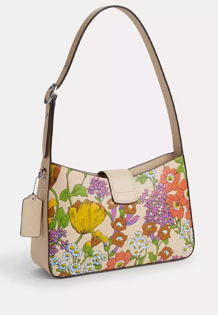 Buy COACH COACH Eliza Shoulder Bag With Floral Print Online | ZALORA ...