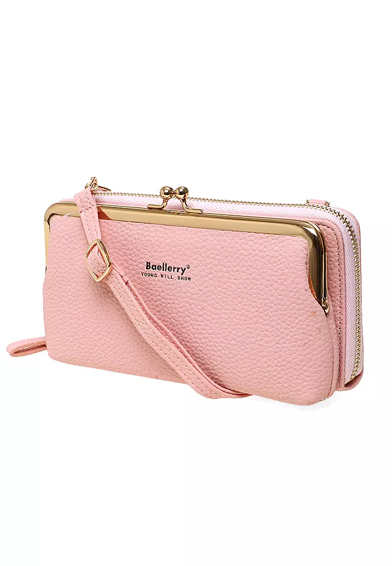 Tas Selempang Wanita Sling Bag Dompet Hp Multifungsi Many Slot Material PU Leather ORIGINAL