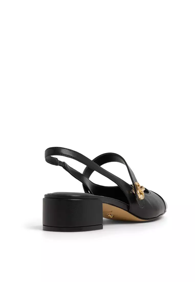 Agathe Slingback Low Block Heels