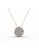 Her Jewellery gold Round Pendant (Rose Gold) - Made with premium grade crystals from Austria HE210AC71HZSSG_1